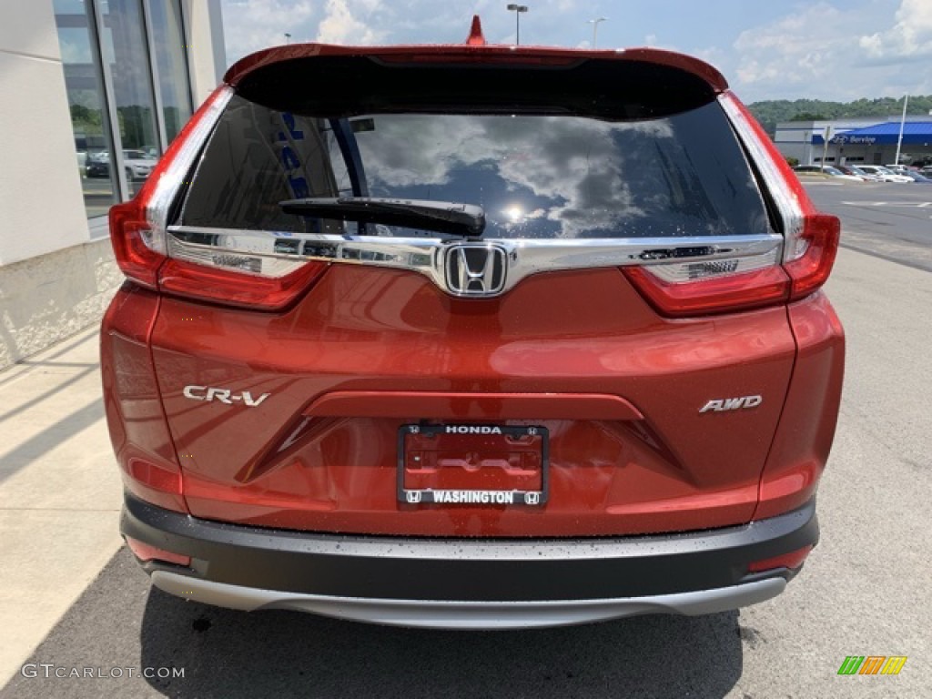 2019 CR-V EX-L AWD - Basque Red Pearl II / Ivory photo #6
