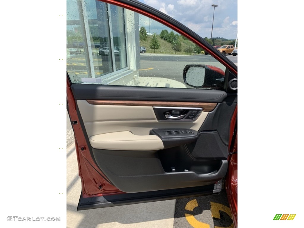 2019 CR-V EX-L AWD - Basque Red Pearl II / Ivory photo #10