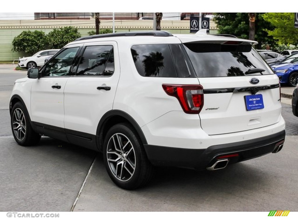2016 Explorer Sport 4WD - White Platinum Metallic Tri-Coat / Ebony Black photo #5