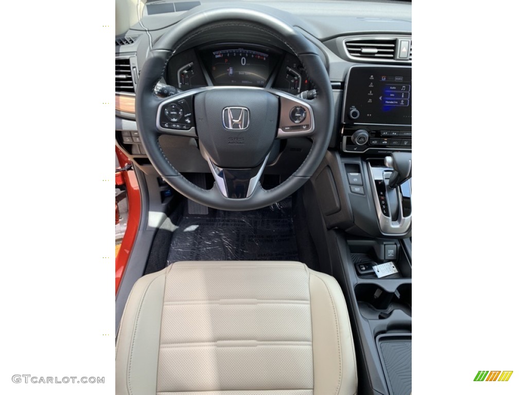 2019 CR-V EX-L AWD - Basque Red Pearl II / Ivory photo #13