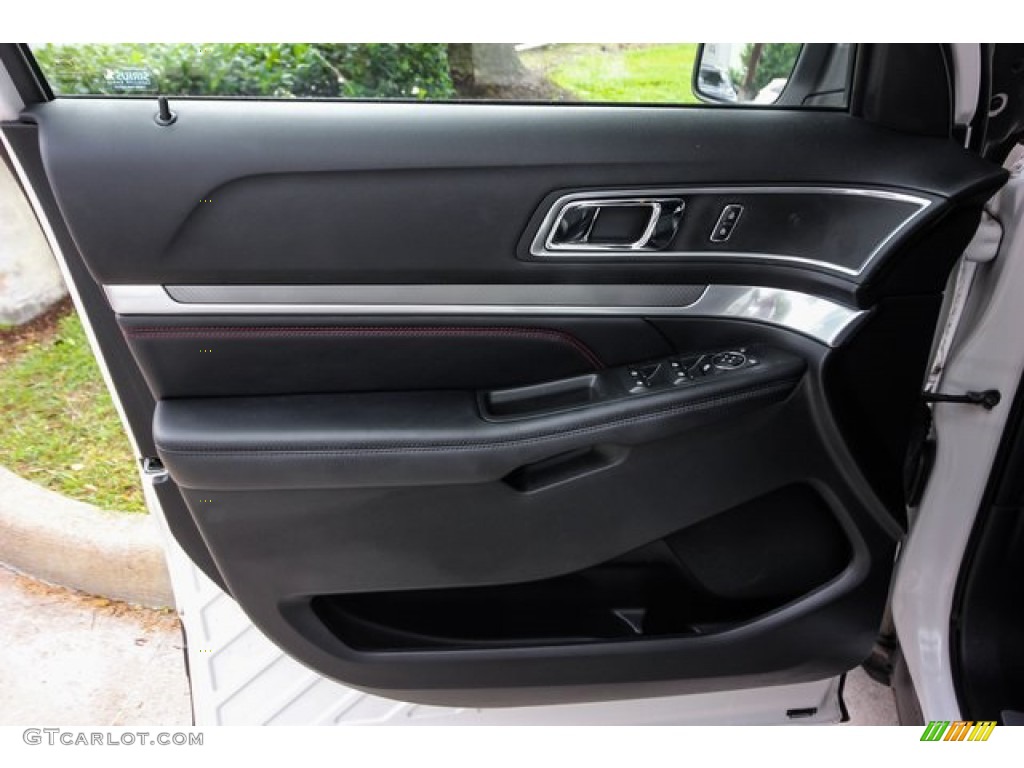 2016 Explorer Sport 4WD - White Platinum Metallic Tri-Coat / Ebony Black photo #17