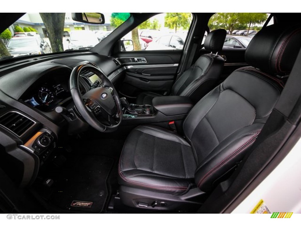 2016 Explorer Sport 4WD - White Platinum Metallic Tri-Coat / Ebony Black photo #18