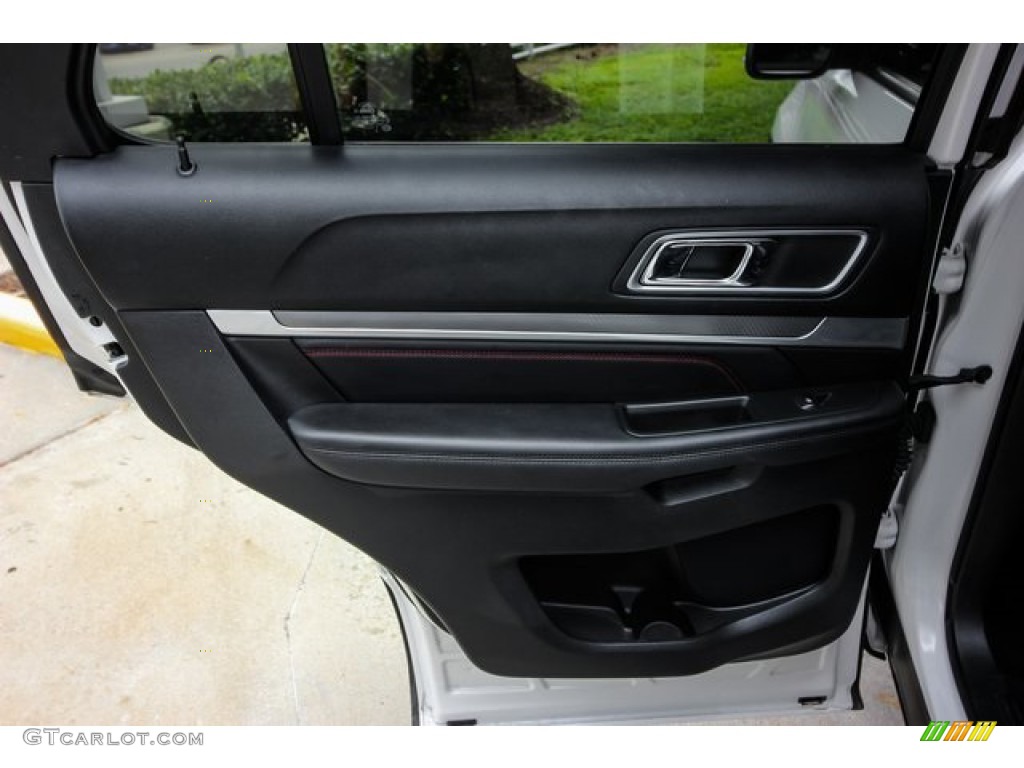 2016 Explorer Sport 4WD - White Platinum Metallic Tri-Coat / Ebony Black photo #19