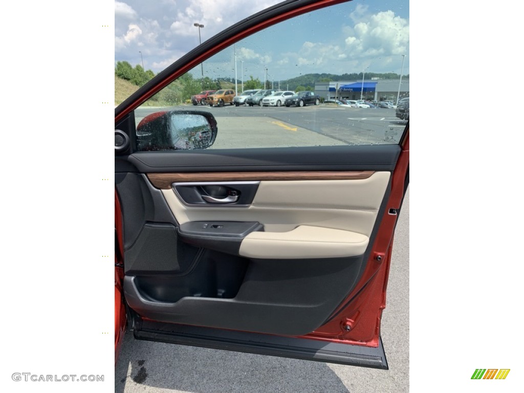 2019 CR-V EX-L AWD - Basque Red Pearl II / Ivory photo #27