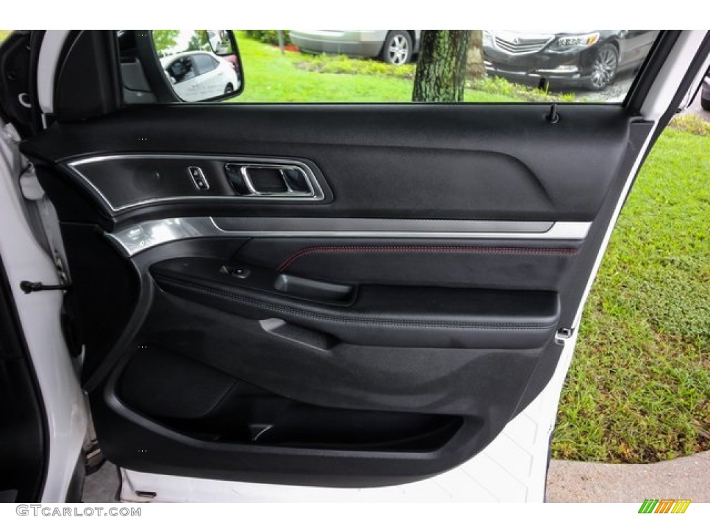 2016 Explorer Sport 4WD - White Platinum Metallic Tri-Coat / Ebony Black photo #25