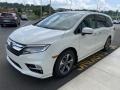 2019 White Diamond Pearl Honda Odyssey Touring  photo #4