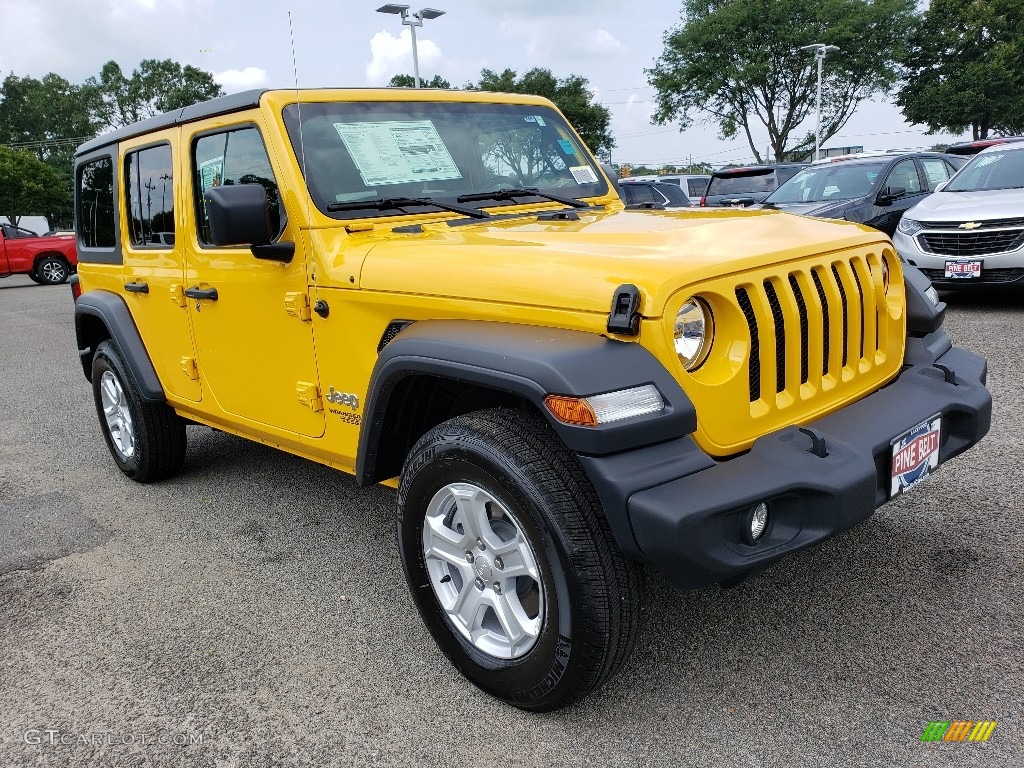 Hellayella 2019 Jeep Wrangler Unlimited Sport 4x4 Exterior Photo #134245878