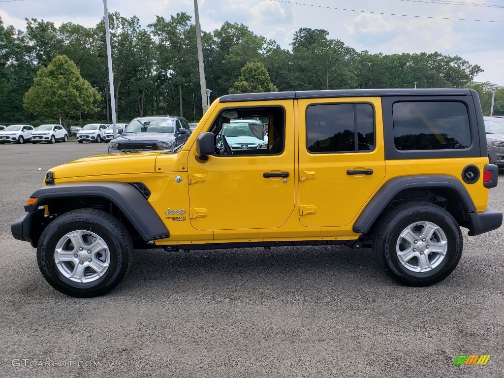 Hellayella 2019 Jeep Wrangler Unlimited Sport 4x4 Exterior Photo #134245899