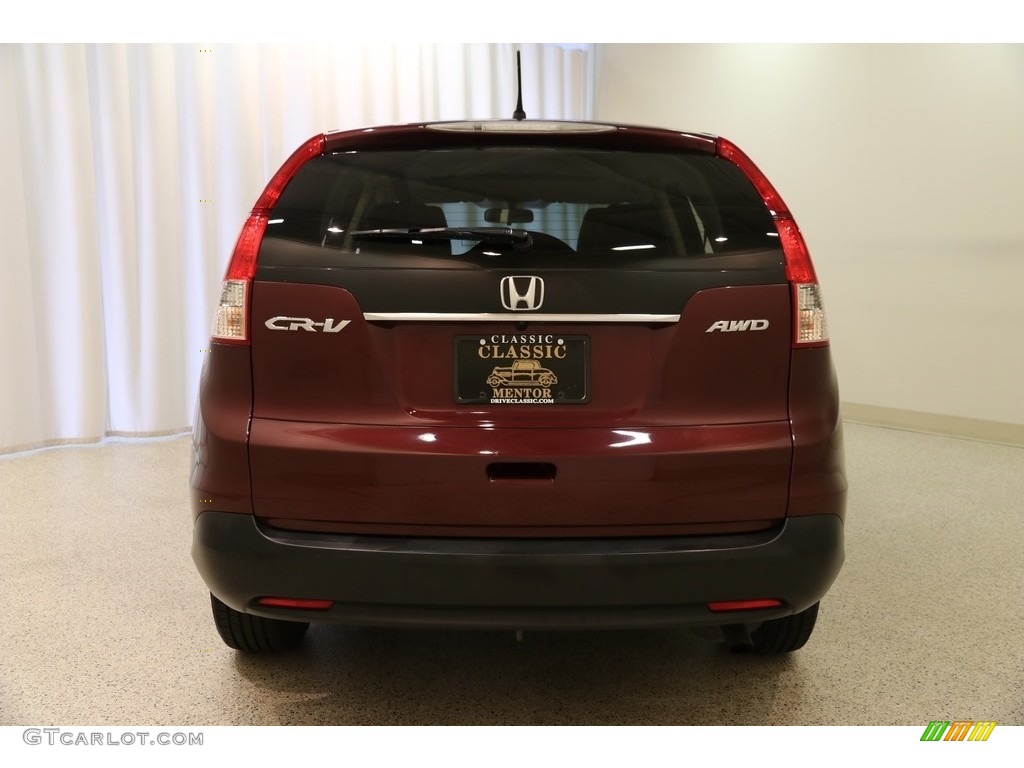 2013 CR-V EX AWD - Basque Red Pearl II / Gray photo #19