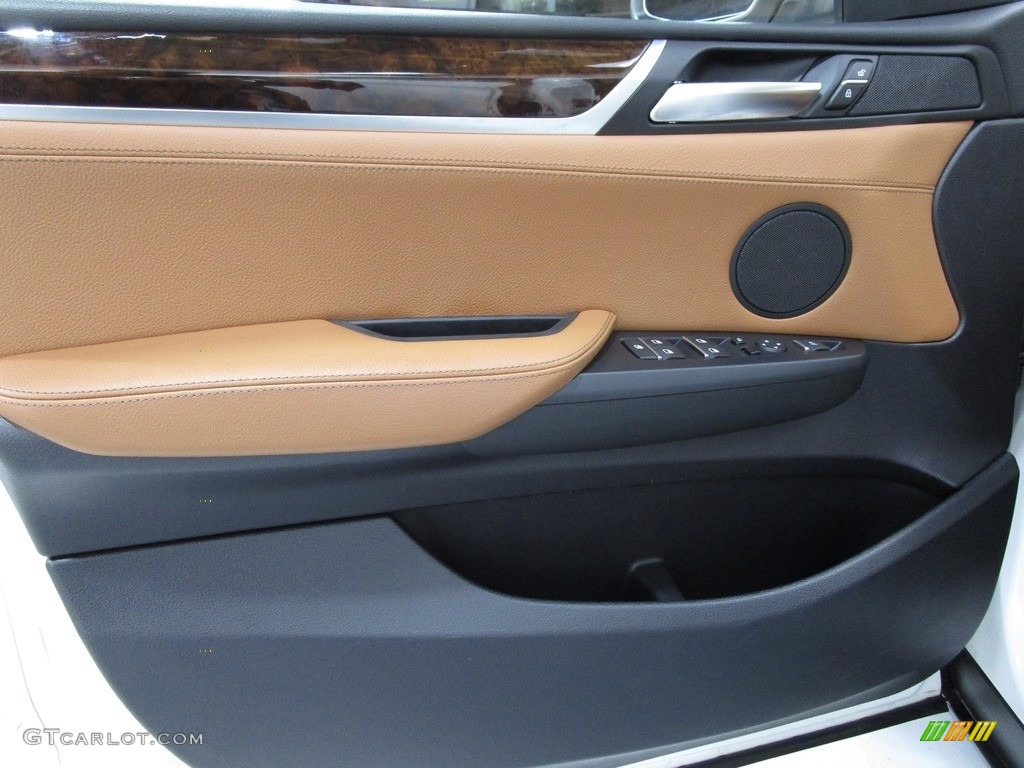 2016 X3 xDrive28i - Mineral White Metallic / Saddle Brown photo #8