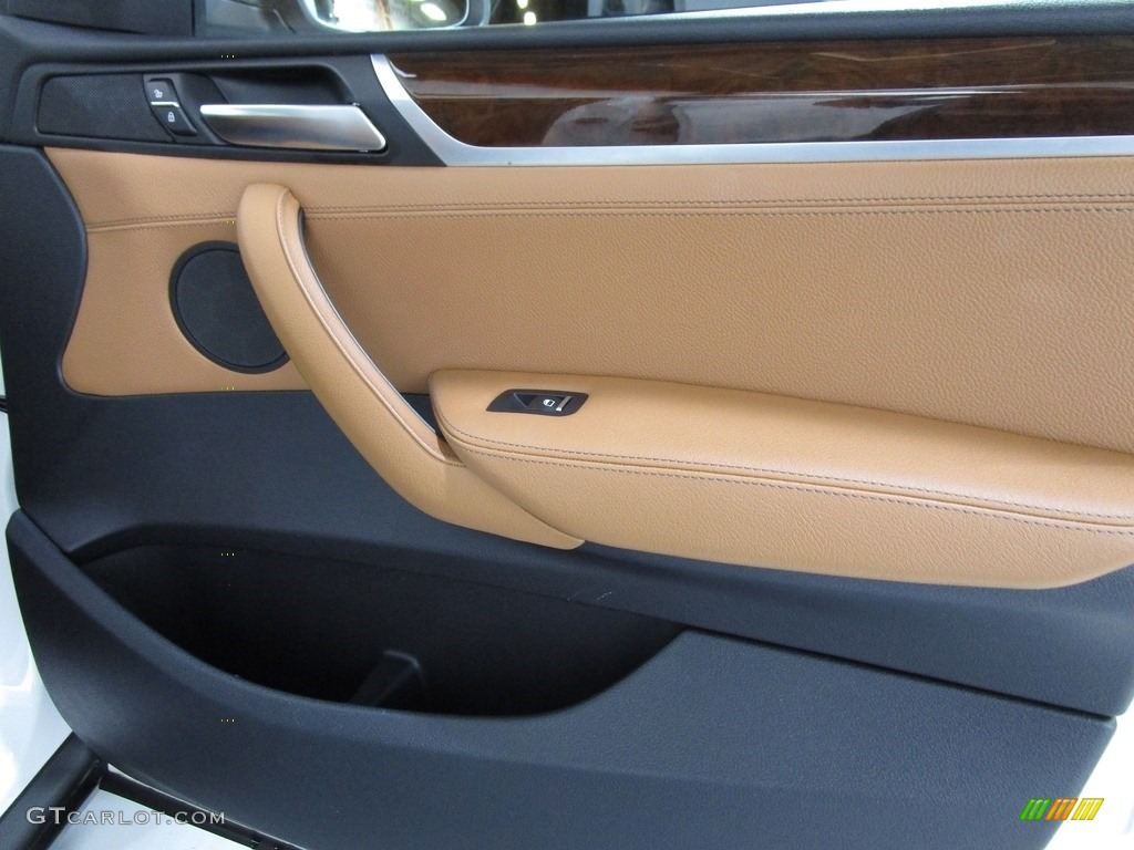 2016 X3 xDrive28i - Mineral White Metallic / Saddle Brown photo #14