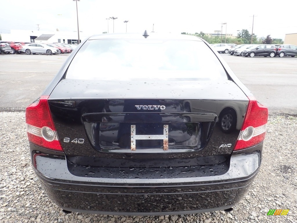 2006 S40 T5 AWD - Black / Off Black photo #3