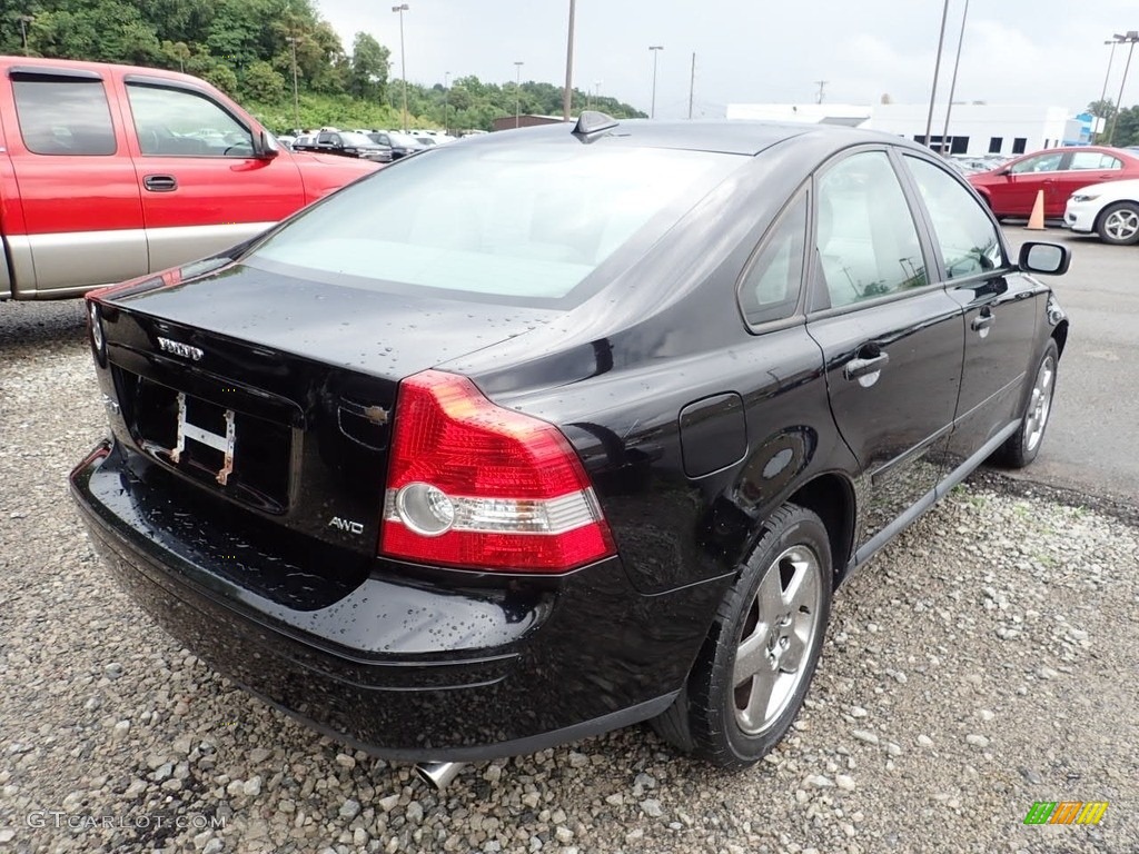 2006 S40 T5 AWD - Black / Off Black photo #4