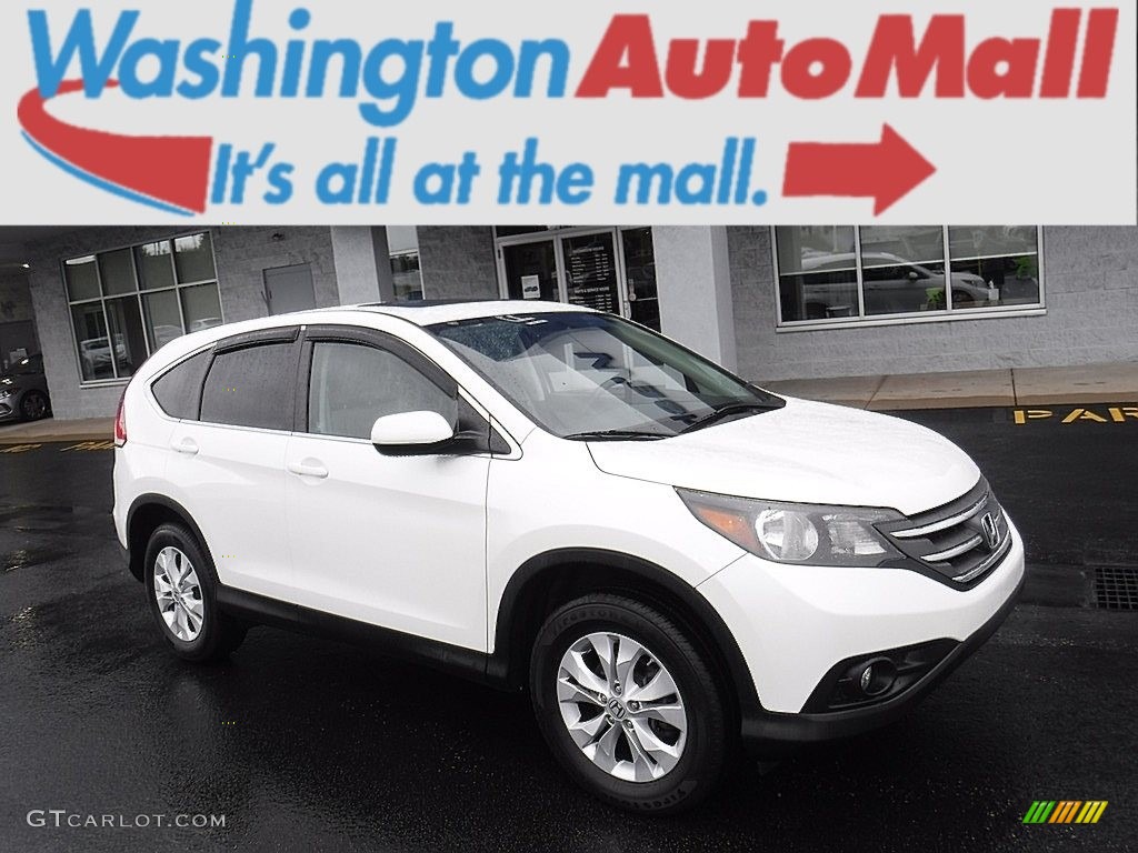 White Diamond Pearl Honda CR-V