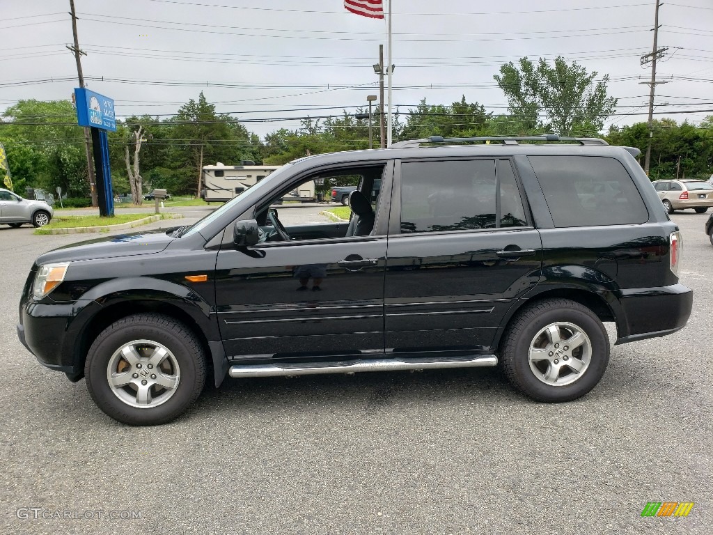 2006 Pilot EX-L 4WD - Nighthawk Black Pearl / Gray photo #4