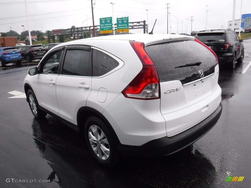 2012 CR-V EX 4WD - White Diamond Pearl / Gray photo #8