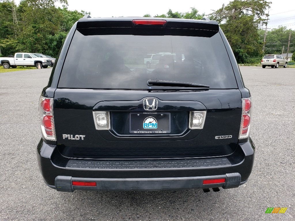 2006 Pilot EX-L 4WD - Nighthawk Black Pearl / Gray photo #6