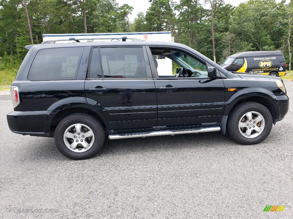 2006 Pilot EX-L 4WD - Nighthawk Black Pearl / Gray photo #8