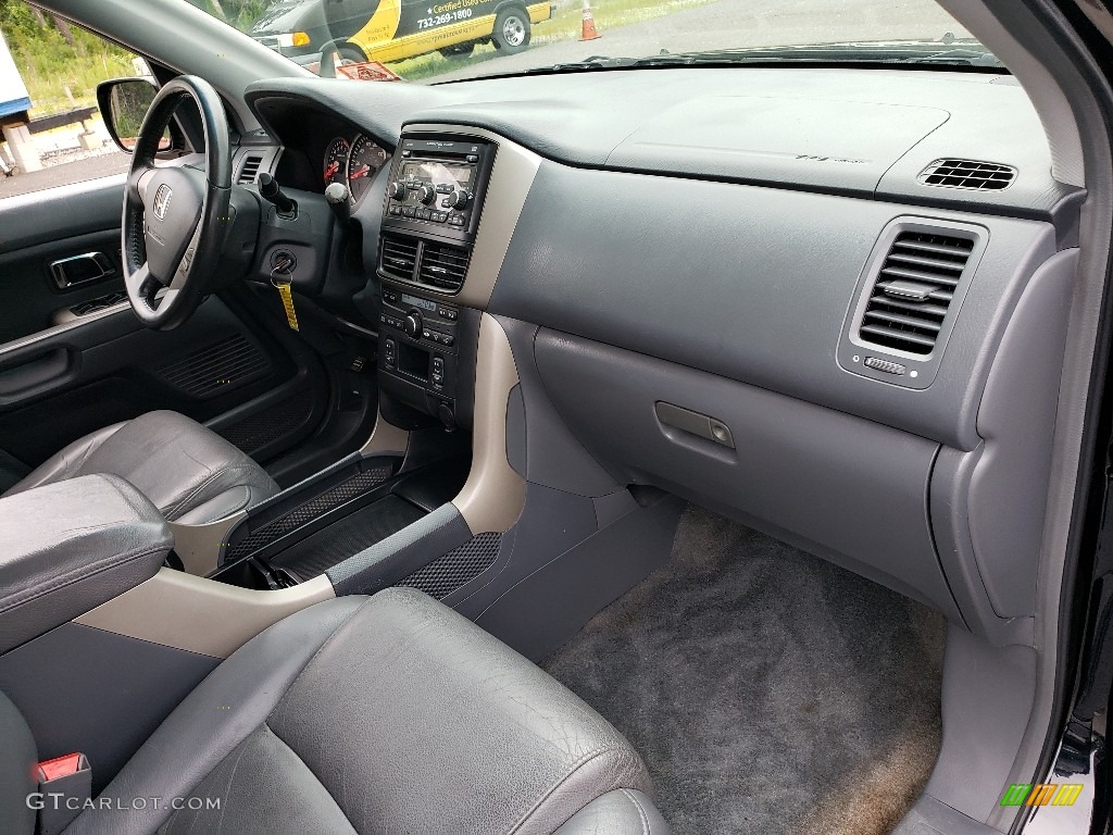2006 Pilot EX-L 4WD - Nighthawk Black Pearl / Gray photo #10