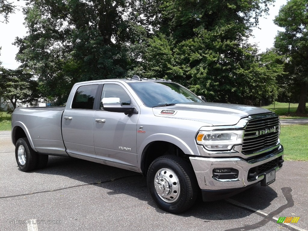 Billet Silver Metallic 2019 Ram 3500 Laramie Crew Cab 4x4 Exterior Photo #134252824