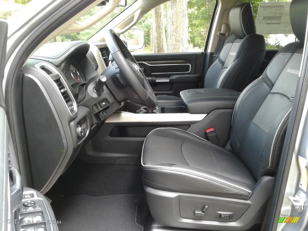 Black Interior 2019 Ram 3500 Laramie Crew Cab 4x4 Photo #134253007