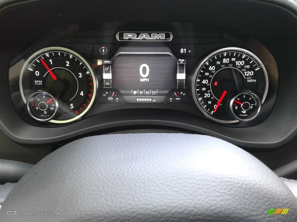 2019 Ram 3500 Laramie Crew Cab 4x4 Gauges Photo #134253262
