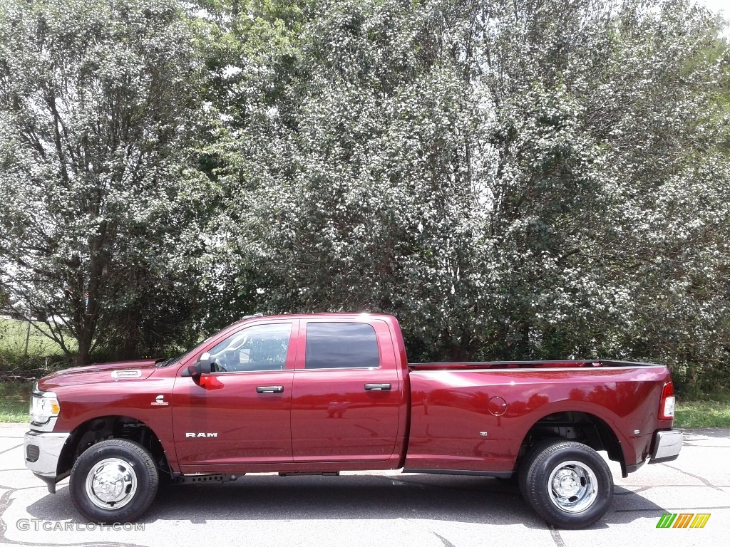 2019 3500 Tradesman Crew Cab 4x4 - Delmonico Red Pearl / Black photo #1