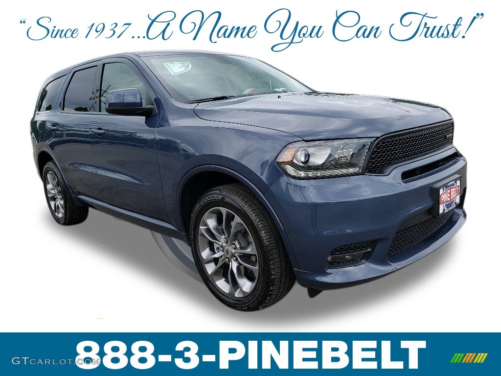 2019 Durango GT AWD - Reactor Blue / Black photo #1