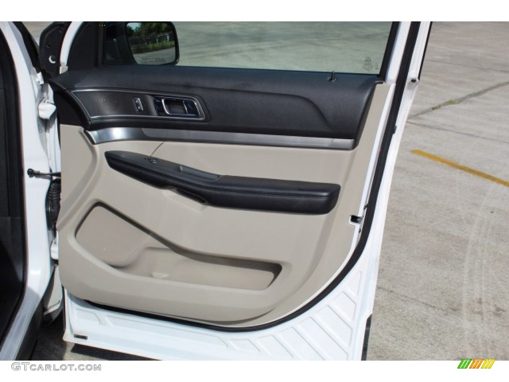 2018 Explorer XLT - White Platinum / Medium Stone photo #26