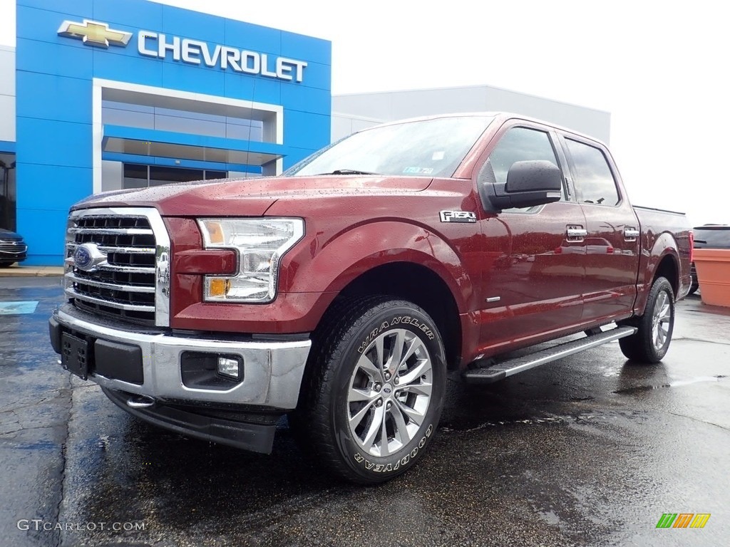 2017 F150 XLT SuperCrew 4x4 - Bronze Fire / Earth Gray photo #2