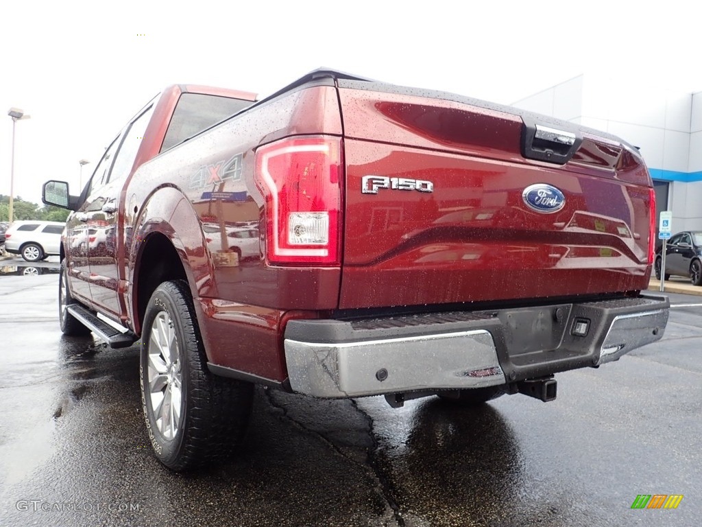 2017 F150 XLT SuperCrew 4x4 - Bronze Fire / Earth Gray photo #5