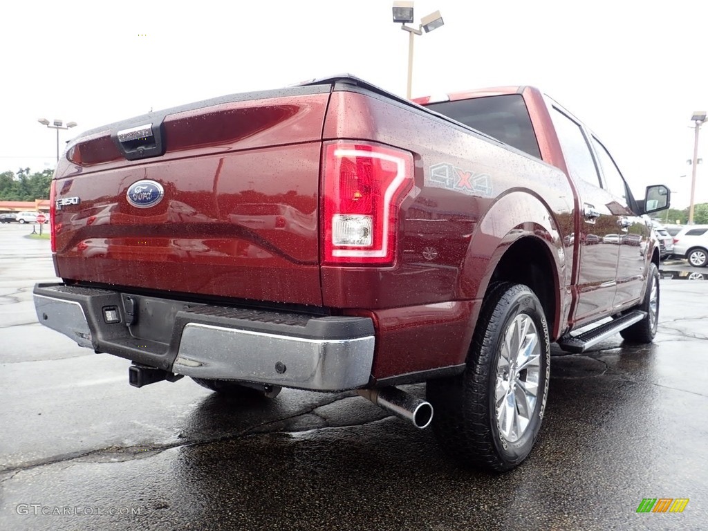 2017 F150 XLT SuperCrew 4x4 - Bronze Fire / Earth Gray photo #7