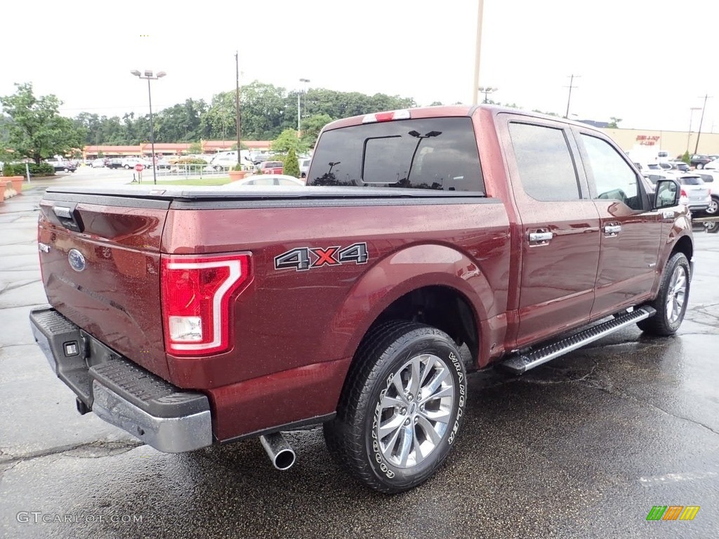 2017 F150 XLT SuperCrew 4x4 - Bronze Fire / Earth Gray photo #8