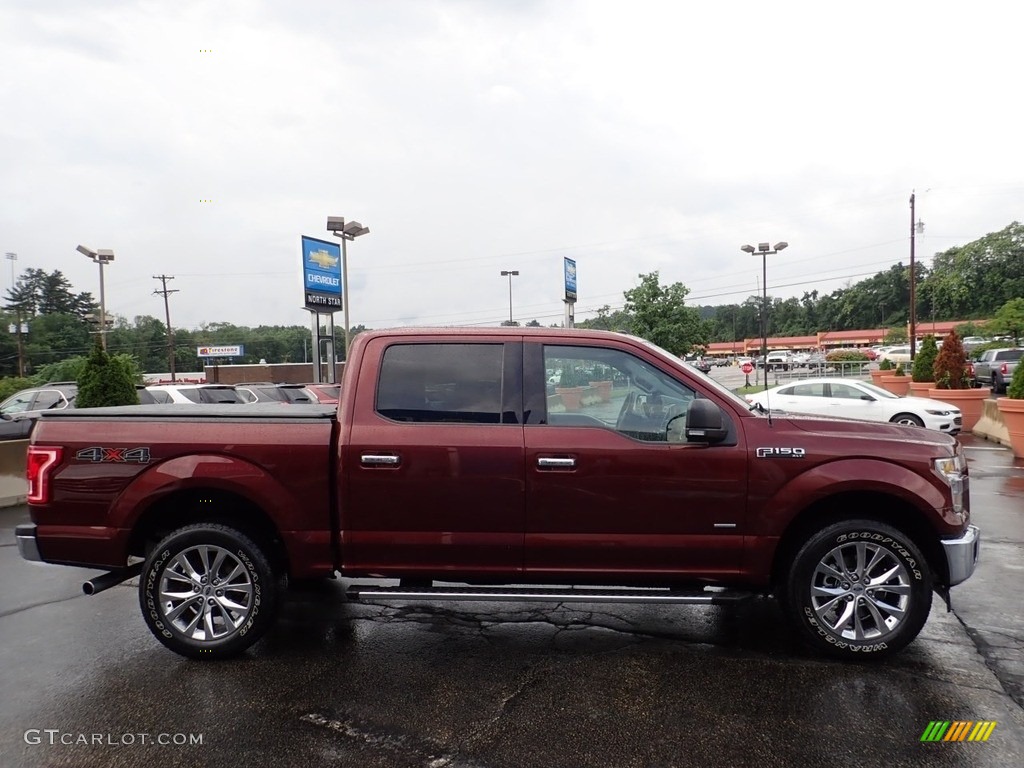 2017 F150 XLT SuperCrew 4x4 - Bronze Fire / Earth Gray photo #9