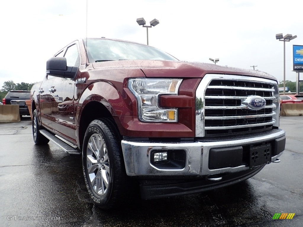 2017 F150 XLT SuperCrew 4x4 - Bronze Fire / Earth Gray photo #11