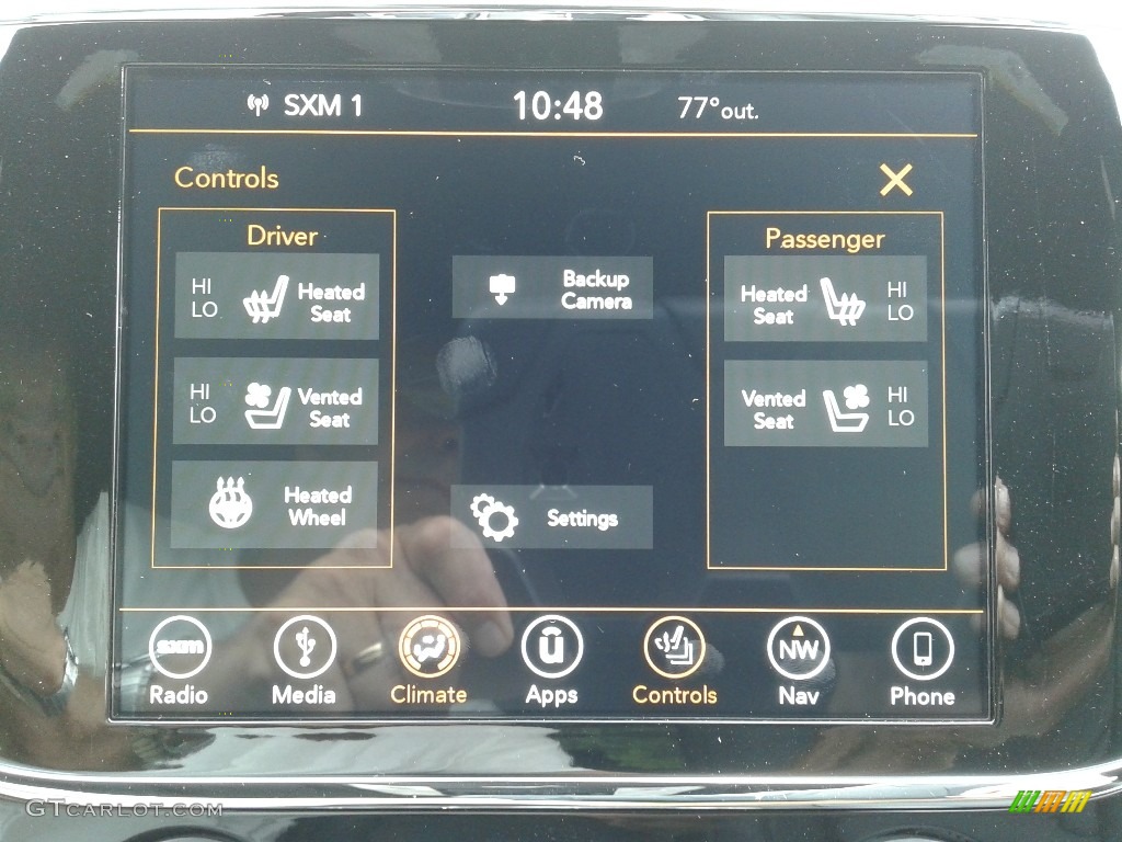 2019 Jeep Grand Cherokee Trailhawk 4x4 Controls Photo #134256184