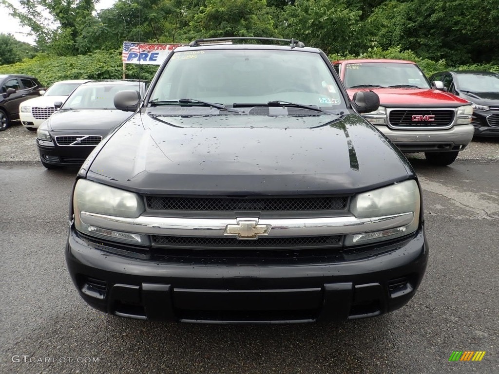 2007 TrailBlazer LS 4x4 - Black / Light Gray photo #6