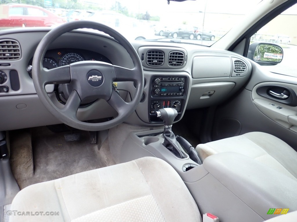 2007 TrailBlazer LS 4x4 - Black / Light Gray photo #10