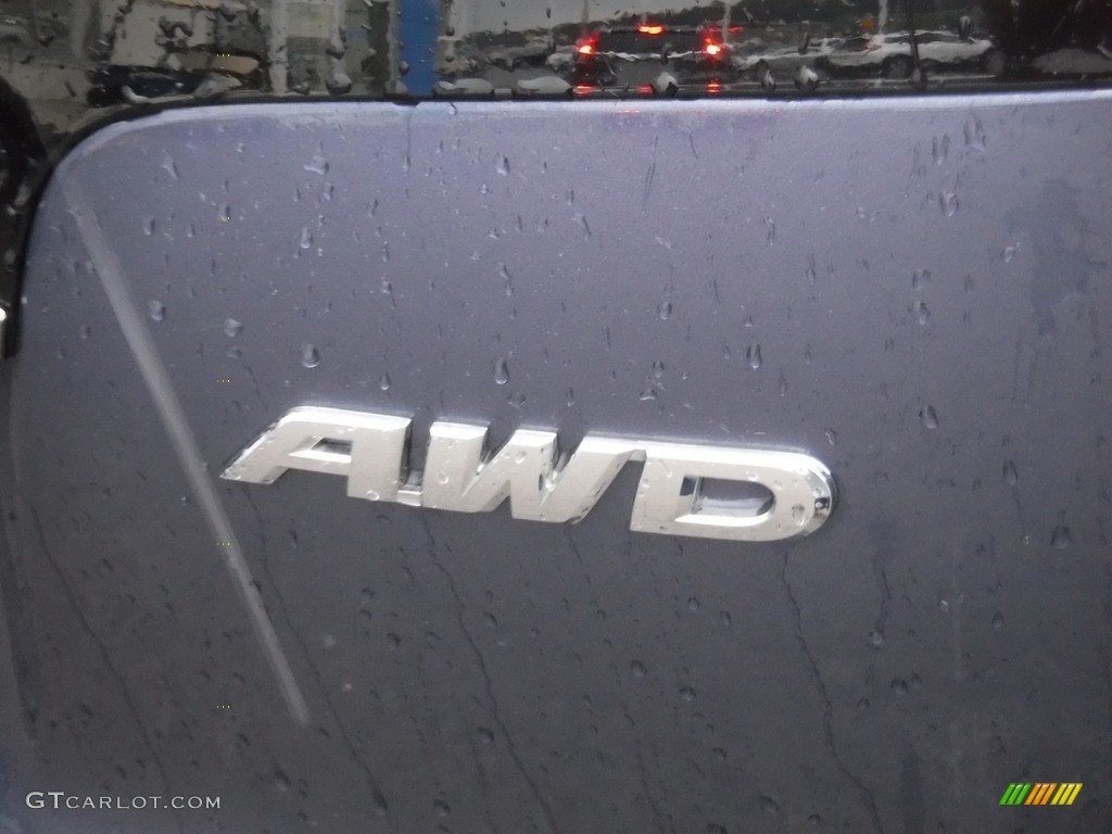 2014 CR-V EX-L AWD - Twilight Blue Metallic / Gray photo #11