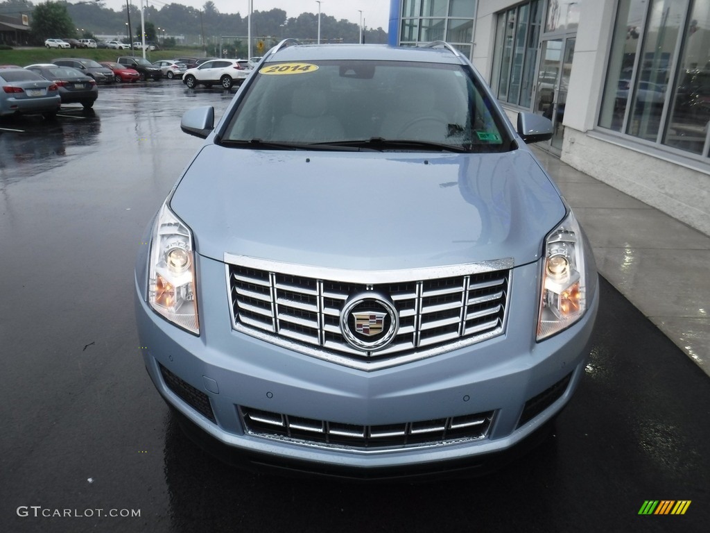 2014 SRX Luxury AWD - Glacier Blue Metallic / Light Titanium/Ebony photo #5