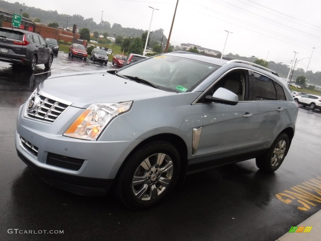 2014 SRX Luxury AWD - Glacier Blue Metallic / Light Titanium/Ebony photo #6