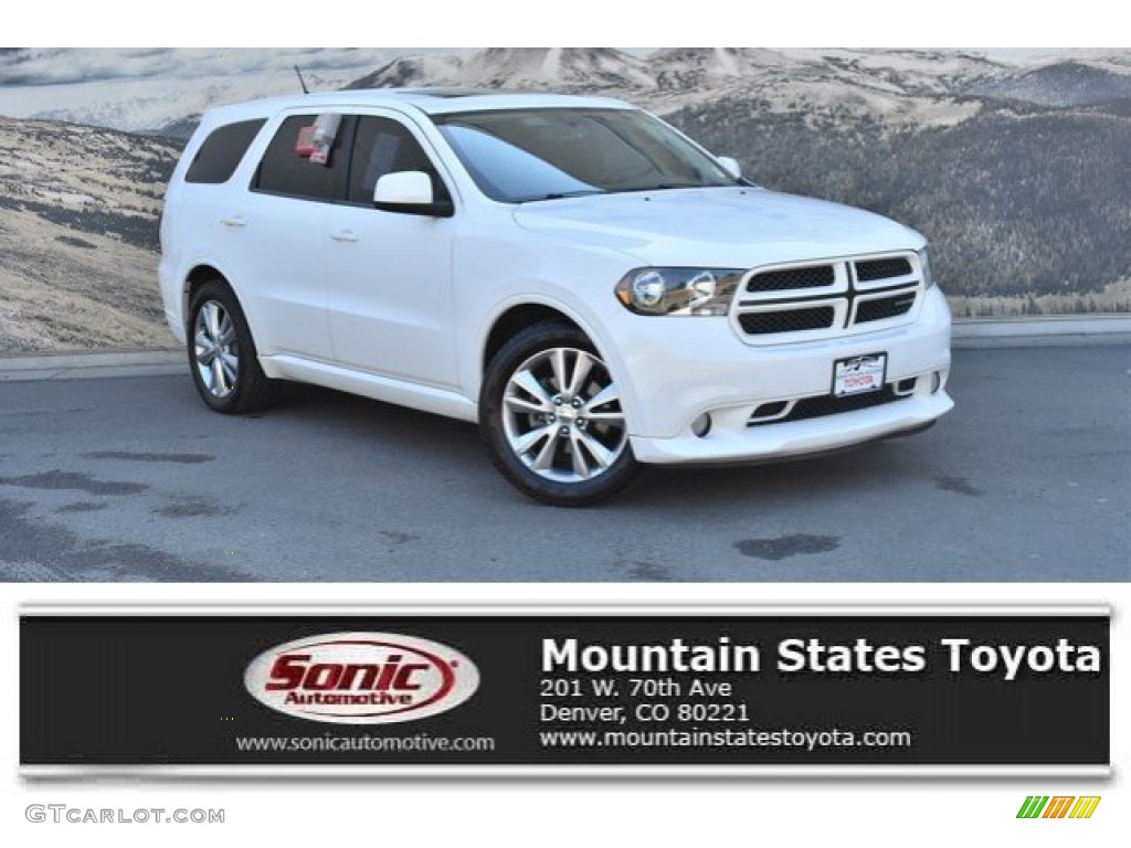 2011 Durango Heat - Stone White / Black photo #1