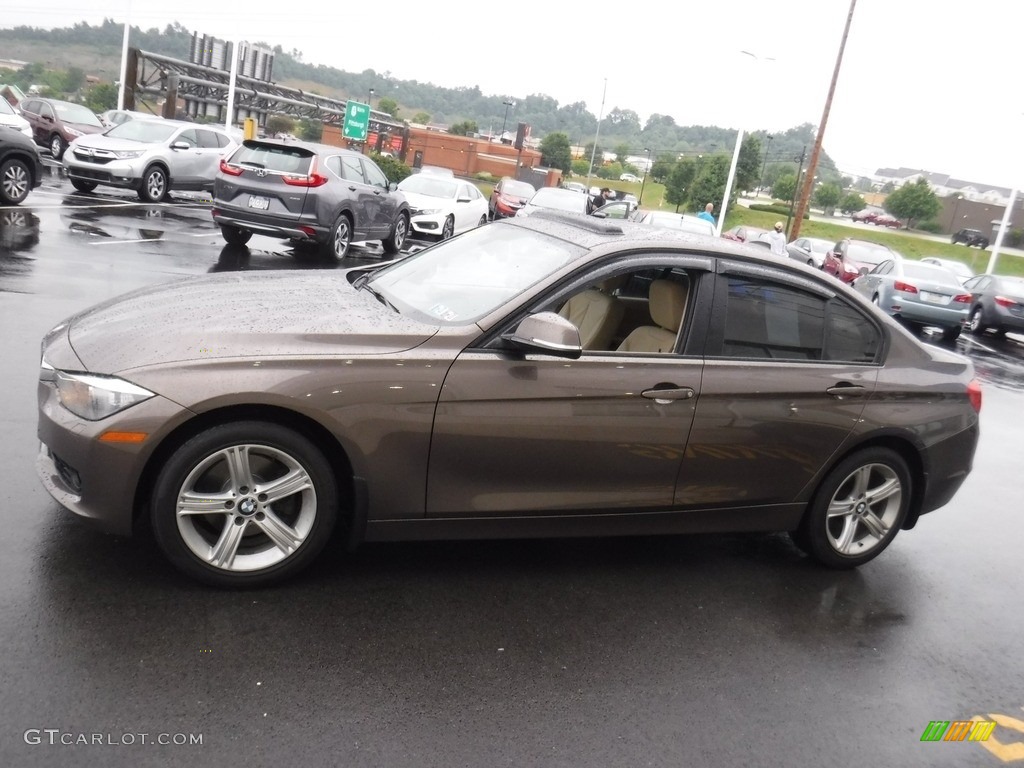 2013 3 Series 328i xDrive Sedan - Mojave Brown Metallic / Venetian Beige photo #7