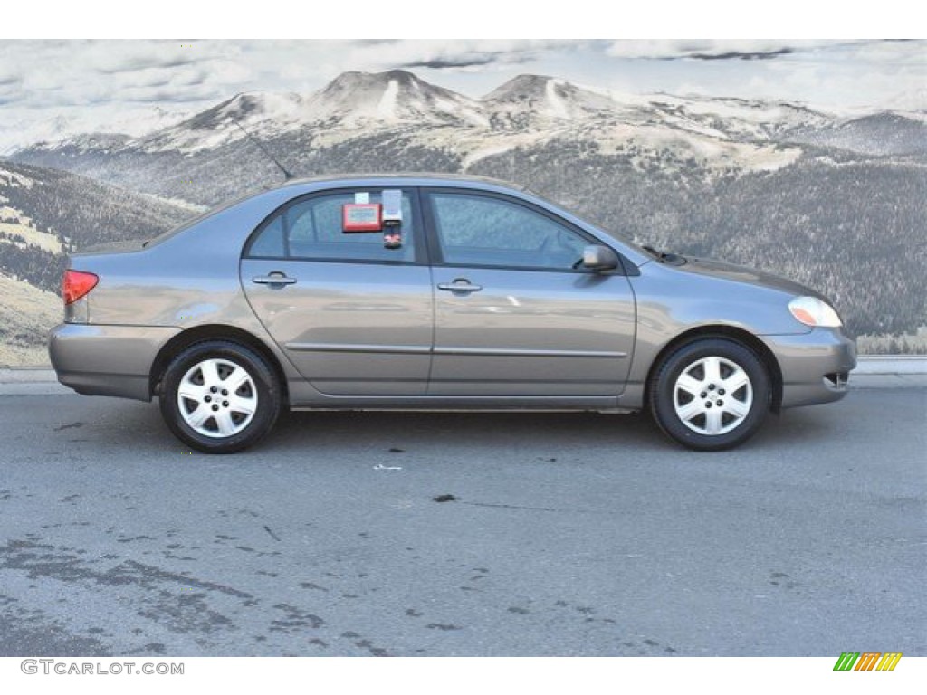 2005 Corolla LE - Phantom Gray Pearl / Light Gray photo #2