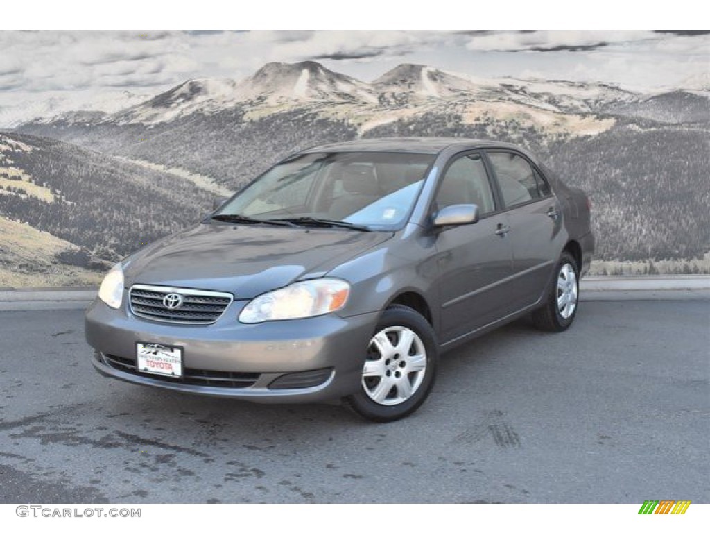 2005 Corolla LE - Phantom Gray Pearl / Light Gray photo #5