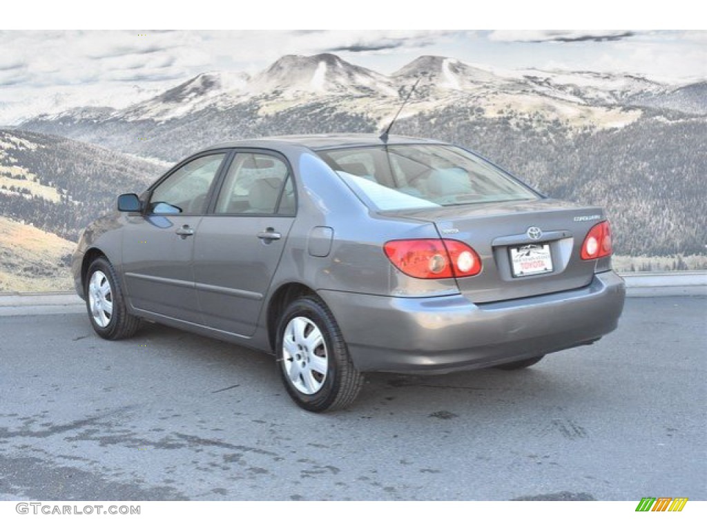 2005 Corolla LE - Phantom Gray Pearl / Light Gray photo #7