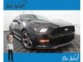 2017 Shadow Black Ford Mustang EcoBoost Premium Coupe  photo #1
