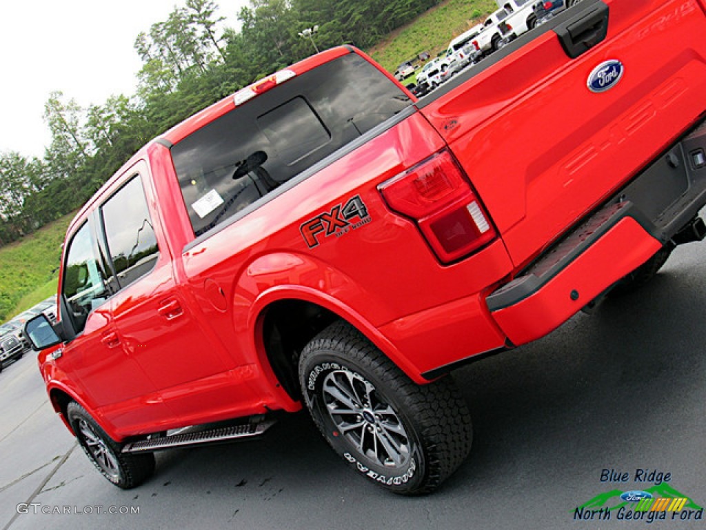 2019 F150 XLT SuperCrew 4x4 - Race Red / Black photo #36