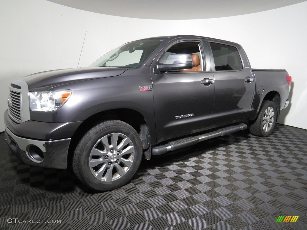 2013 Tundra Platinum CrewMax 4x4 - Magnetic Gray Metallic / Black photo #8