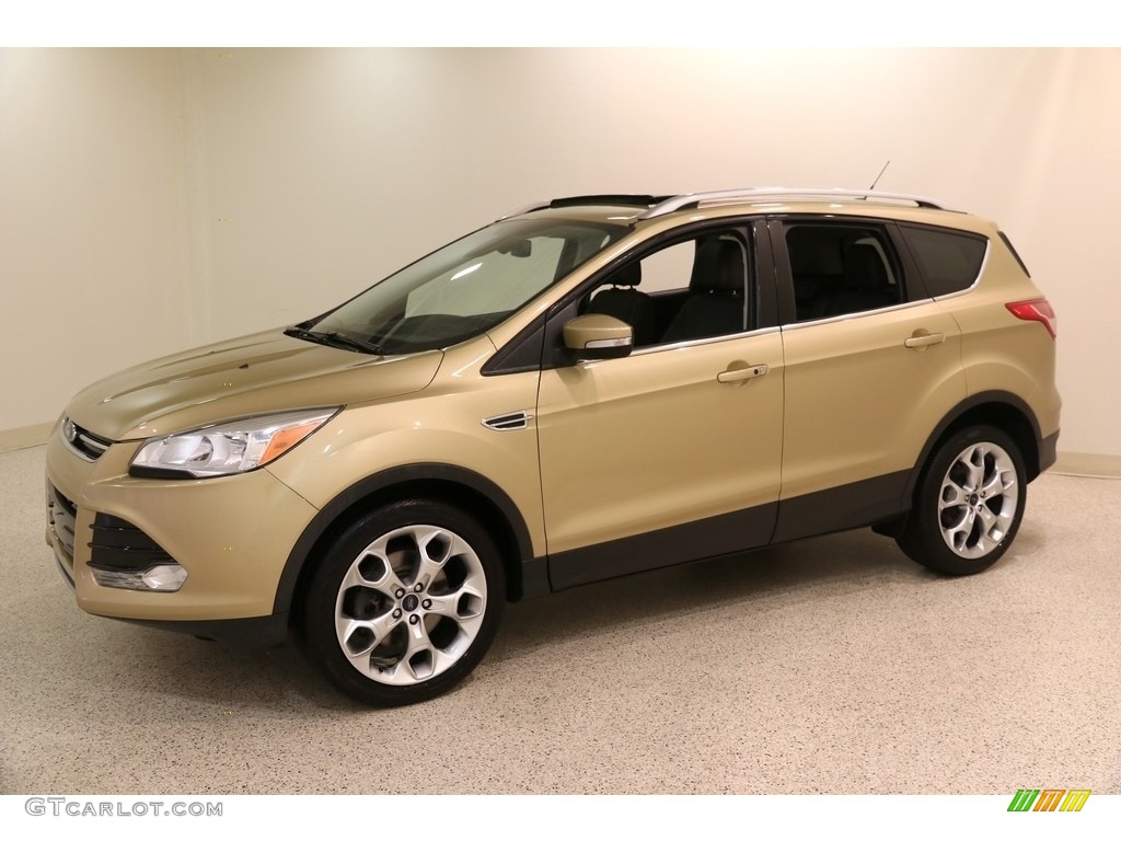 2014 Escape Titanium 2.0L EcoBoost 4WD - Karat Gold / Charcoal Black photo #3